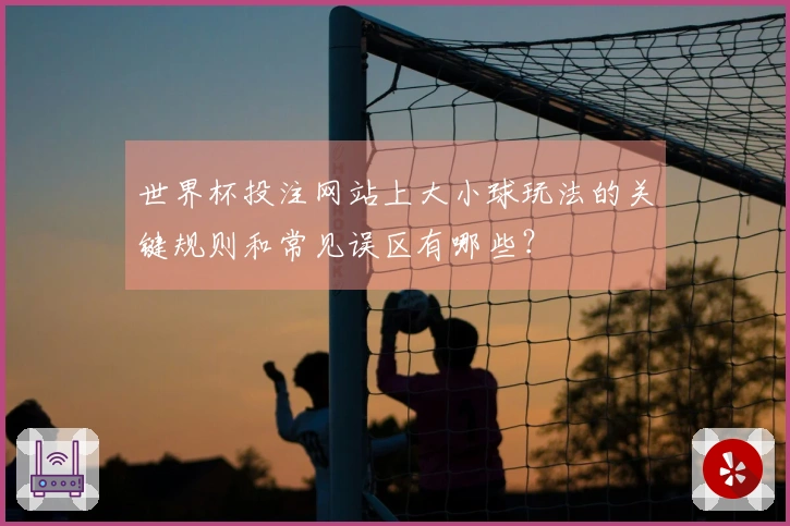 世界杯投注网站上大小球玩法的关键规则和常见误区有哪些？